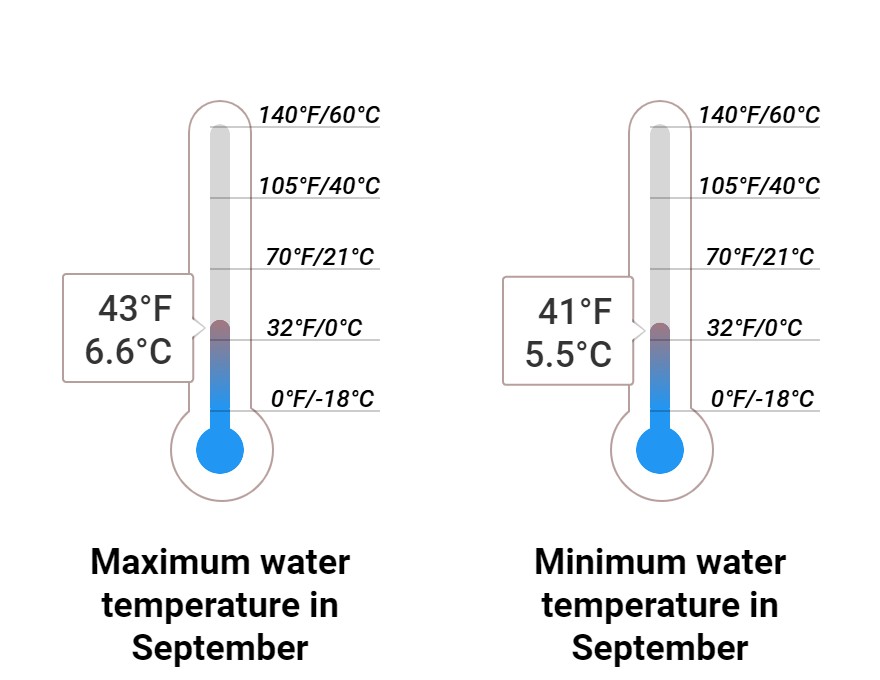 Average Sea temperature